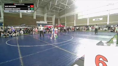 83 lbs Cons. Round 2 - Dresden DelSarto, Relentless Wrestling vs Jack McGuire, Evanston Elite Wrestling