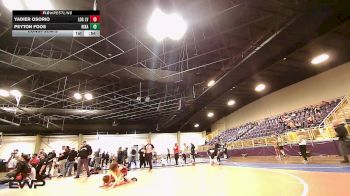 85 lbs Consolation - Yadier Osorio, Legends Of Gold LV vs Peyton Foos, Nixa Youth Wrestling