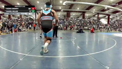 175 lbs Quarterfinal - Kiowa Smartt, Owyhee vs Daniel Miller, Pahranagat Valley