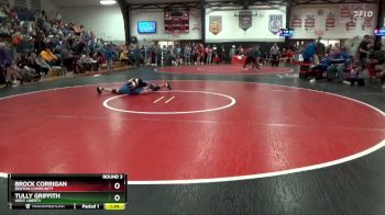 120 lbs Round 3 - Tully Griffith, West Liberty vs Brock Corrigan, Benton Community