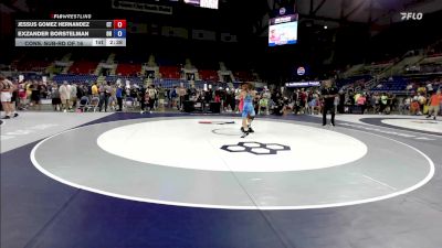 106 lbs Cons. Sub-rd Of 16 - Jessus Gomez Hernandez, CT vs Exzander Borstelman, OH