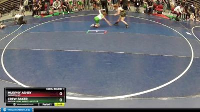 59 lbs Cons. Round 1 - Murphy Ashby, Wasatch WC vs Crew Baker, Payson Lions Wrestling Club