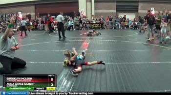 40 lbs Round 1 - Anna Grace Gilbert, Unattached vs Brooklyn McLeod, Lady Lions Wrestling Club