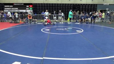 105 lbs Consi Of 8 #2 - David Lall, Sinking Spring vs Garrett Bacorn, South Williamsport