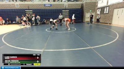 145 lbs Round 5 - Devin Misnick, Capital Wrestling Club vs Luke Sarich, Weiser