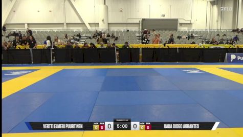 KAUA DIOGO ABRANTES vs Vertti Elmeri Puurtinen 2025 World IBJJF Jiu-Jitsu No-Gi Championship