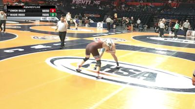 1A 215 lbs Champ. Round 1 - Wade Rees, Pinckneyville vs Owen Bills, Marengo