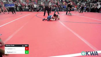 60 lbs Quarterfinal - Drew Lawson, Ponca City Wildcat Wrestling vs Legend Bigheart, Sperry Wrestling Club