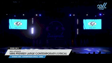 Brio Studios - Mini Premier Large Contemporary/Lyrical [2023 Mini - Contemporary/Lyrical - Large Day 3] 2023 ASC Schaumburg Showdown & CSG Schaumburg Dance Grand Nationals