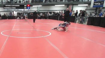 100 lbs Round Of 16 - Tatiana Alexander, Eastchester vs Gabriella Kiria, BTS- Edward R. Murrow