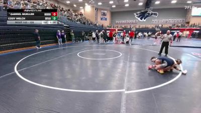 126 lbs Quarterfinal - Gabriel Mueller, Mesquite Horn vs Cody Welch, Bryan