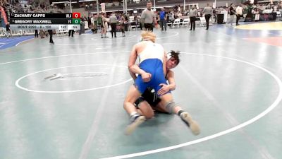 6 - 150 lbs Cons. Round 3 - Gregory Maxwell, Fairfax vs Zachary Capps, Washington-Liberty (Arlington)