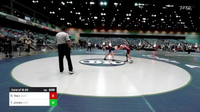 157 lbs Consi Of 16 #2 - Reggie Raiz, UNATT-Clackamas vs Tyler Jones, UNATT-Utah Valley