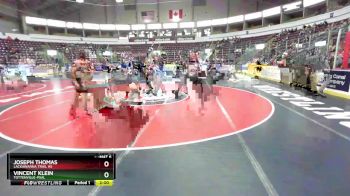 124 lbs Champ. Round 2 - Joseph Thomas, Lackawanna Trail Hs vs Vincent Klein, Tottenville-PSAL