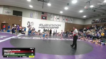 85 lbs Round 4 (6 Team) - Devon Kemp, Glenrock Intermediate Middle School vs Preston Stratton, Southeast