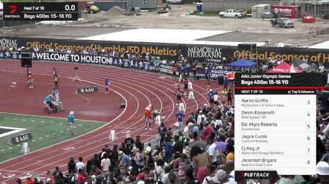 High School Boys' 400m, Semi-Finals - Age 15-16