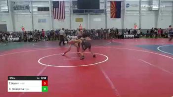 95 lbs Consi Of 8 #2 - Trevor Hamm, Thoroughbred WC vs Carter Delacerna, Yuba Sutter Combat
