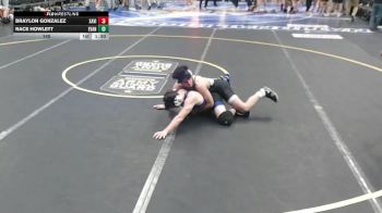 145 lbs Quarterfinals (8 Team) - Braylon Gonzalez, Xavier, CT vs Race Howlett, Evansville, WI