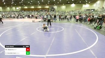 66 lbs Consolation - Maci Roberts, Battle Mountain WC vs Cadence Hunderman, Gold Rush Wrestling