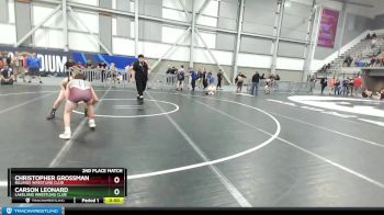 102 lbs 2nd Place Match - Christopher Grossman, Billings Wrestling Club vs Carson Leonard, Lakeland Wrestling Club