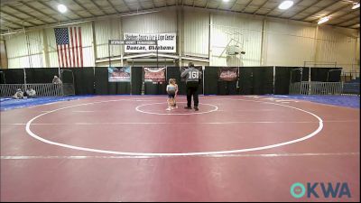 49 lbs Consi Of 4 - Pryce Patton, Madill Takedown vs Colt Fortny, Duncan Demon Wrestling