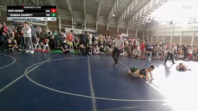 49 lbs 3rd Place Match - Damian Barrett, Viper Wrestling Club vs Iker Newby, Westlake Wrestling Club