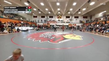 145 lbs Cons. Semi - Hailey Bennett, Rock Springs vs Cathryn Shelton, Shoshoni