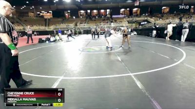 235 lbs Semifinal - Cheyenne Cruce, Middleburg vs Mekialla Mauvais, Freedom