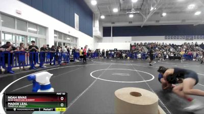 144 lbs Cons. Round 5 - Noah Rivas, Bear Wrestling Academy vs Madox Leal, Temecula Valley