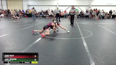 92 lbs Round 1 (4 Team) - Jude Pizzi, Kraken vs Jake Simione, Warhawks