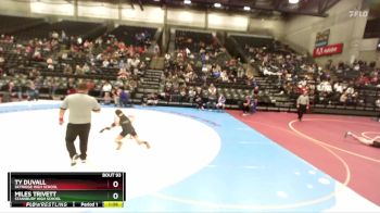 129 lbs Champ. Round 1 - Ty Duvall, Skyridge High School vs Miles Trivett, Stansbury High School