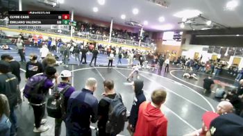 120 lbs Cons. Round 2 - Emiliano Valencia, Hanford vs Clyde Cass, Battle Ground