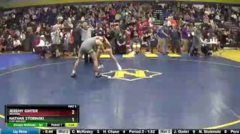 138 lbs Semifinal - Jeremy Ginter, Whitmer vs Nathan Stobinski, Clay Oregon