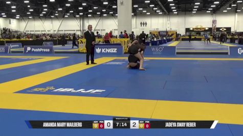 JADEYA SWAY REBER vs AMANDA MARY MAILBERG 2025 World IBJJF Jiu-Jitsu No-Gi Championship