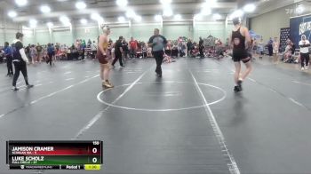 150 lbs Round 5 (8 Team) - Jamison Cramer, Scanlan WA vs Luke Scholz, Full Circle