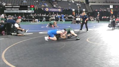 157 lbs Round Of 16 - Anthony Cazarez, Gilroy (CC) vs Chris Creason, El Diamante (CS)