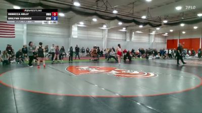 145 lbs Champ. Round 2 - Rebecca Kelly, Women`s Wrestling At IU vs Brilynn Gemmer, Georgetown