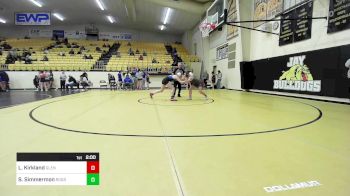 125 lbs Rr Rnd 3 - Lillian Kirkland, Glenpool vs Shilo Simmermon, Rogers High School Girls