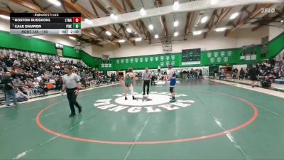 190 lbs Semifinal - Cale Dauwen, Pinedale vs Boston Busskohl, Lyman