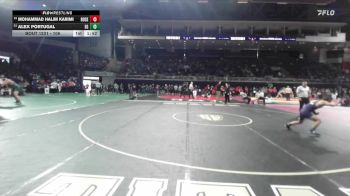 106 lbs Champ. Round 2 - Mohammad Halim Karimi, Rosemont vs Alex Portugal, Elk Grove