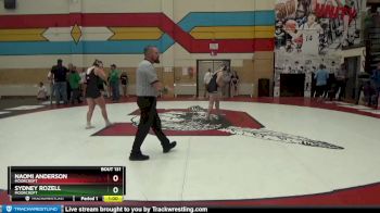 140 lbs Cons. Round 2 - Sydney Rozell, Moorcroft vs Naomi Anderson, Moorcroft