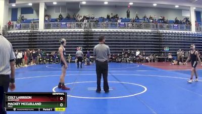 113 lbs Semifinal - Colt Larrison, Allen East vs Mackey Mcclelland, Yale