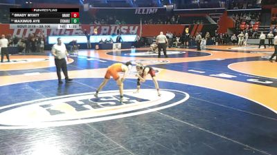3A 106 lbs Cons. Round 1 - Maximus Aye, St. Charles (East) vs Brady Myatt, Fox Lake (Grant)