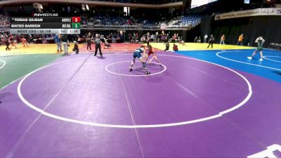 5A 106 lbs Champ. Round 1 - Tobias Gilman, Argyle vs Mateo Barron, El Paso Del Valle