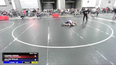 106 lbs Quarterfinal - Cooper Herzig, Askren Wrestling Academy vs Kolten Bollig, RT Elite