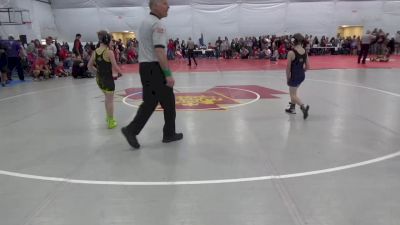 73 lbs Quarterfinal - Nolan Milavec, Lilly vs George Nicewarner, Falling Waters