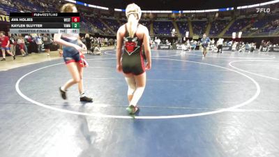 125 lbs Quarterfinal - Kaydence Sinclair, Central Cambria vs Shannon Logue, Great Valley