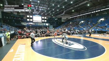 126 lbs Quarterfinals (8 Team) - Declan Sons, St. Charles (East) vs Kristian DeClercq, Rockton (Hononegah)