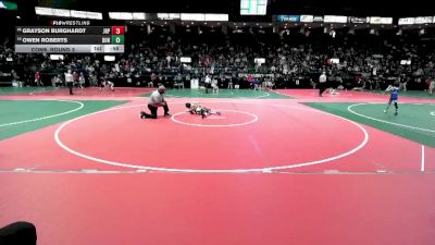 61 lbs Cons. Round 3 - Owen Roberts, DONA vs Grayson Burghardt, JRP1