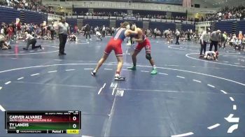 157 lbs Quarterfinal - Ty Landis, ELCO vs Carver Alvarez, South Central Pa Wrestling Clu